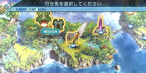 Etrian Odyssey Nexus World Map