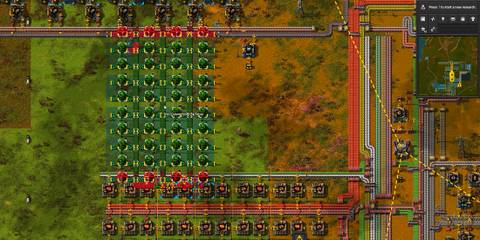 Vertical blueprint placement in Factorio