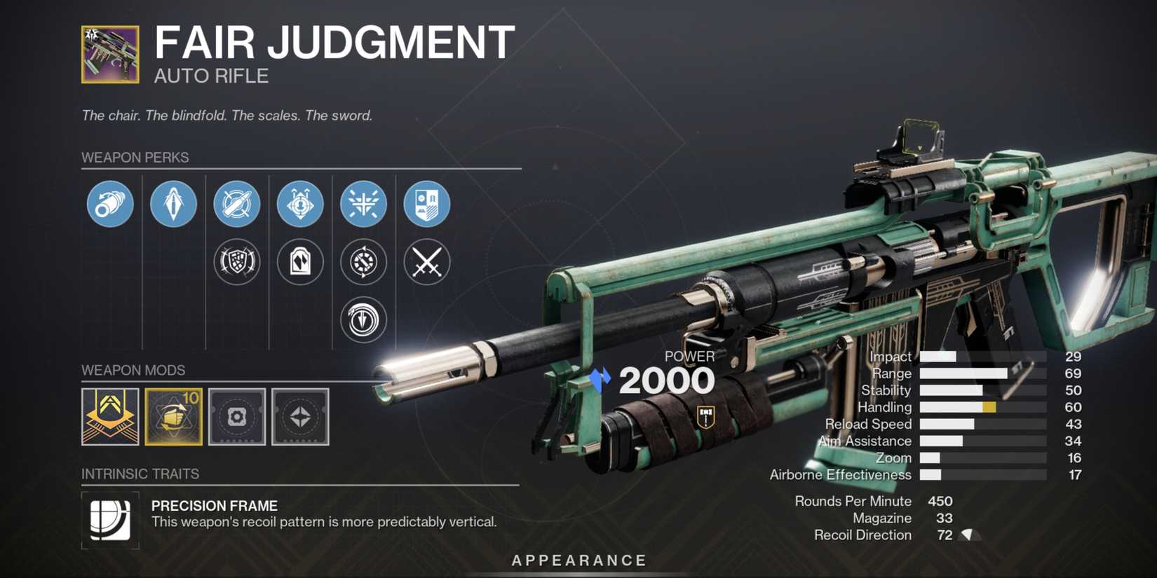 Destiny 2 Fair Judgment