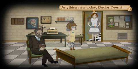 fran bow - fran in a doctor's office