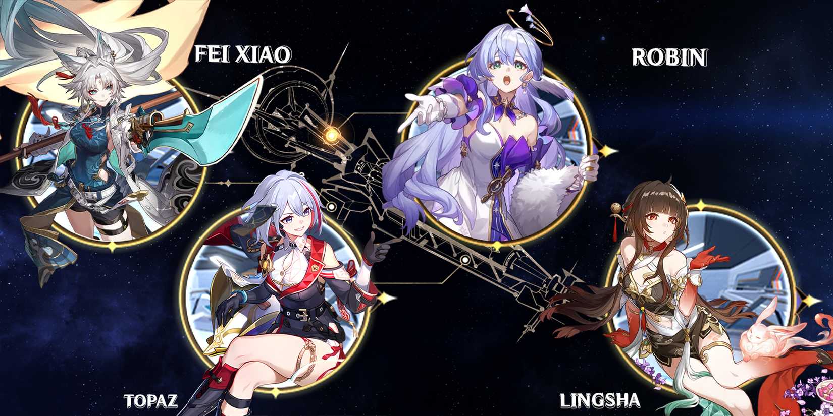 fei xiao-topaz-robin-and lingsha team composition in honkai star rail-1