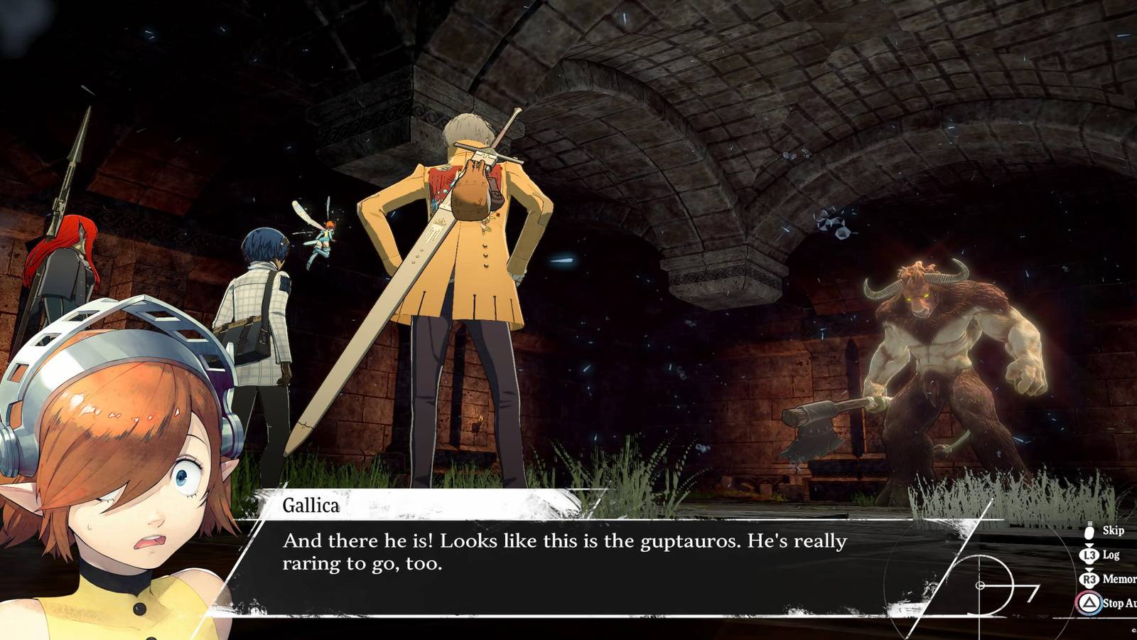 The Party Facing The Grotesque Guptauros