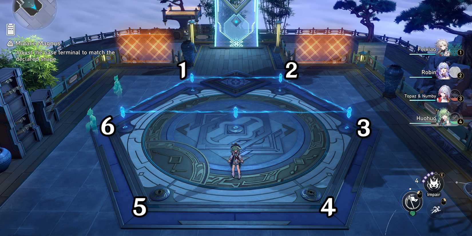 Festive Revelry Event mutare magnus puzzle guide honkai star rail hsr - 2 easy