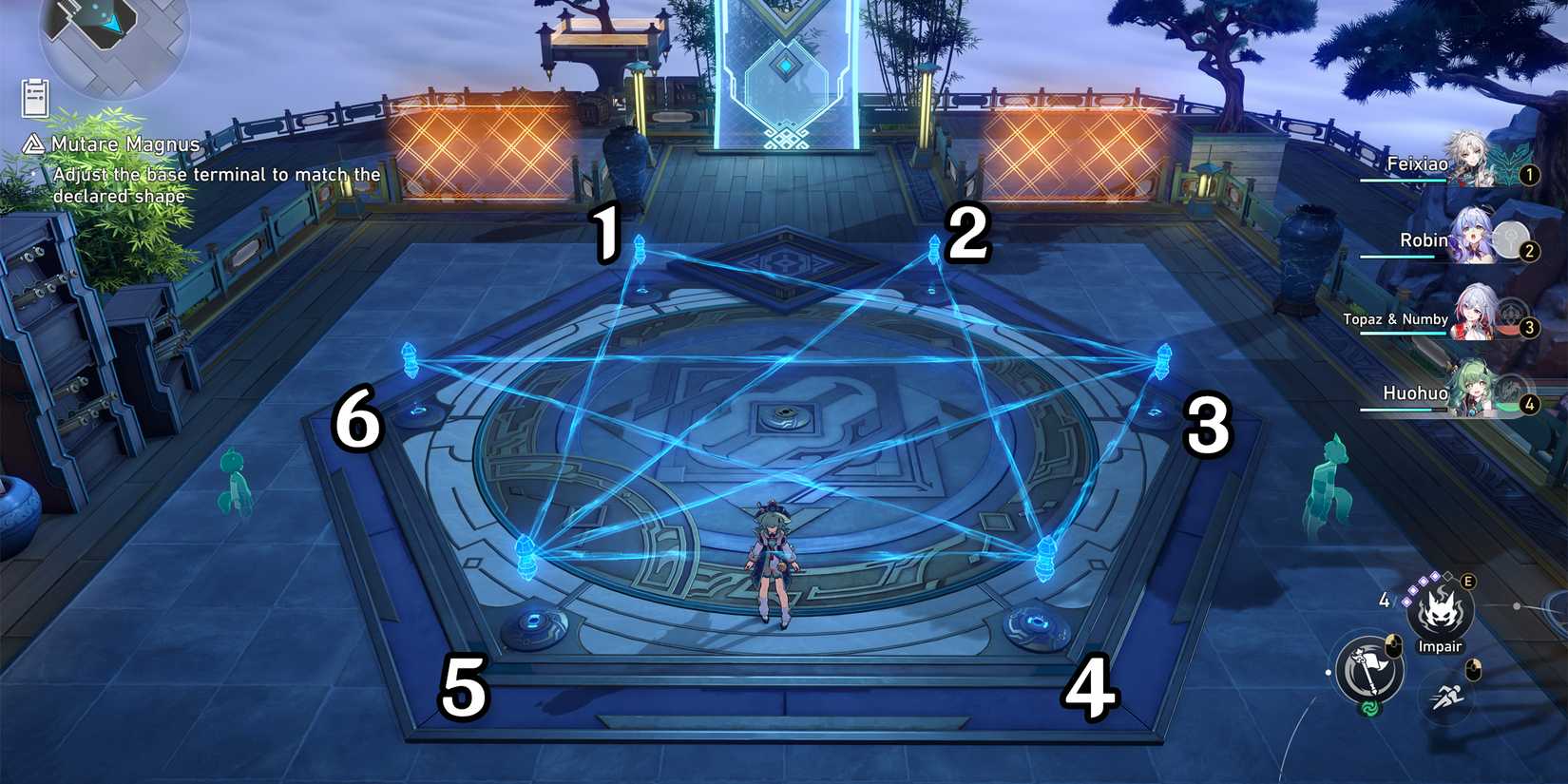 Festive Revelry Event mutare magnus puzzle guide honkai star rail hsr - 2 hard