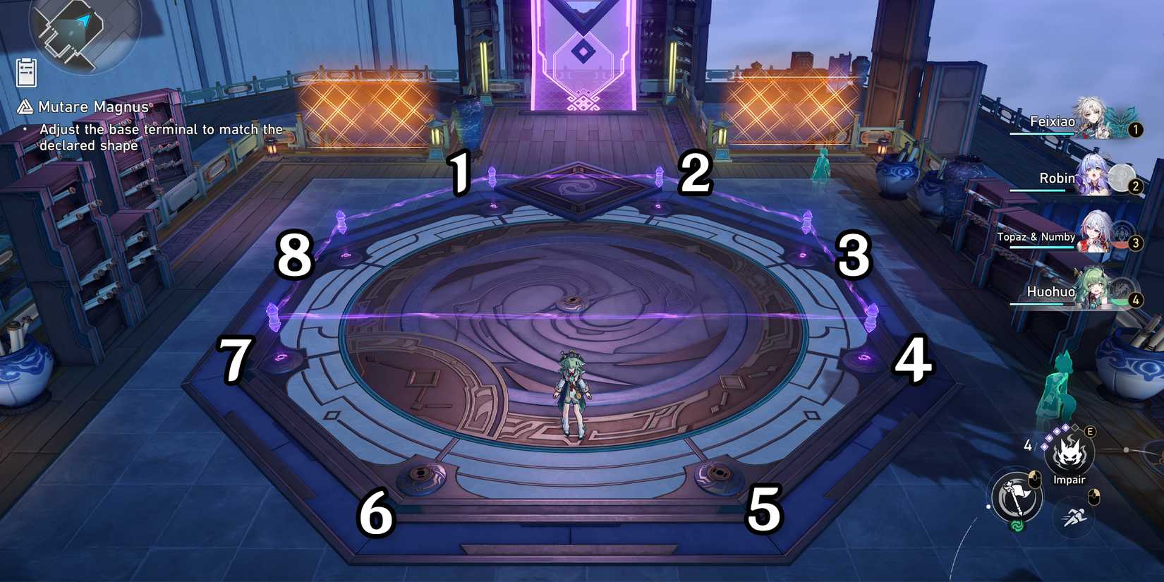 Festive Revelry Event mutare magnus puzzle guide honkai star rail hsr - 3 easy