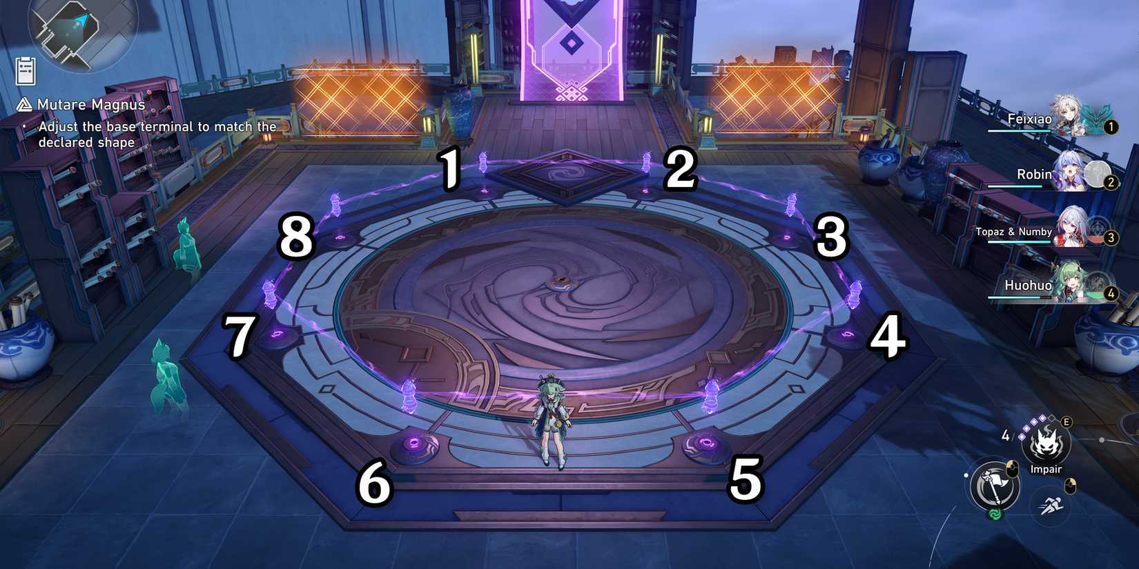 Festive Revelry Event mutare magnus puzzle guide honkai star rail hsr - 3 hard