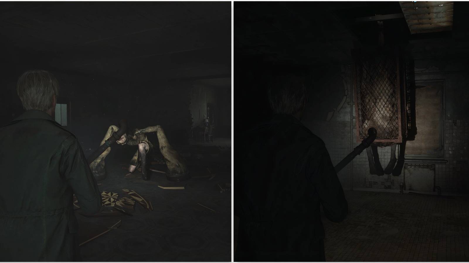 Fighting a Mandarin and Flesh Lip in Silent Hill 2 (2024)