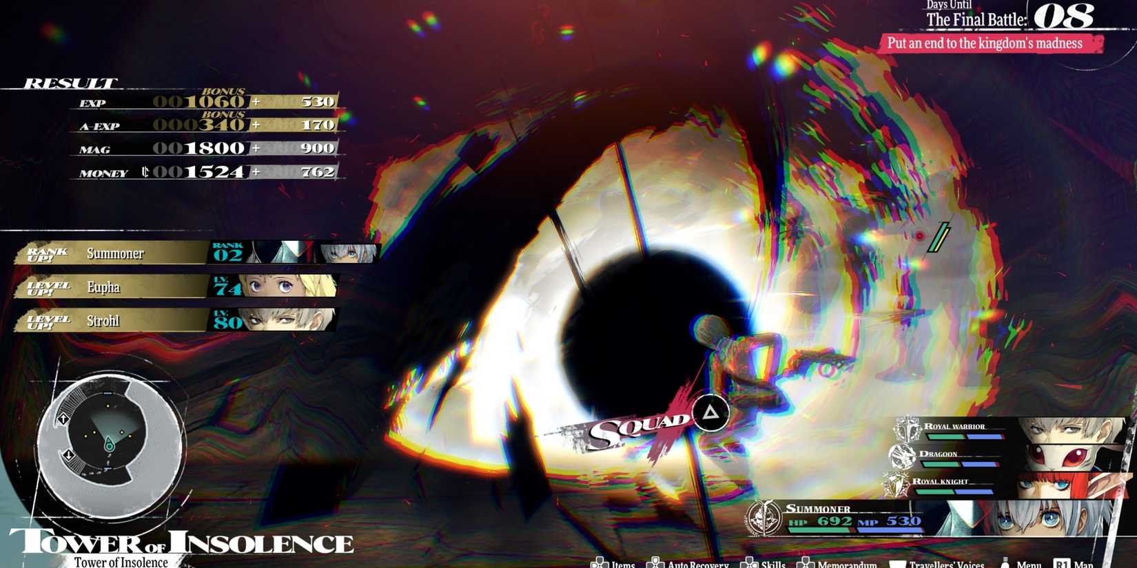 Fighting enemies with a Crosier in Metaphor ReFantazio