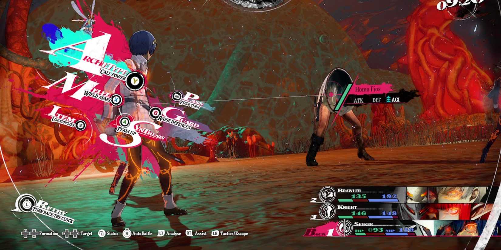 fighting homo fios in metaphor refantazio