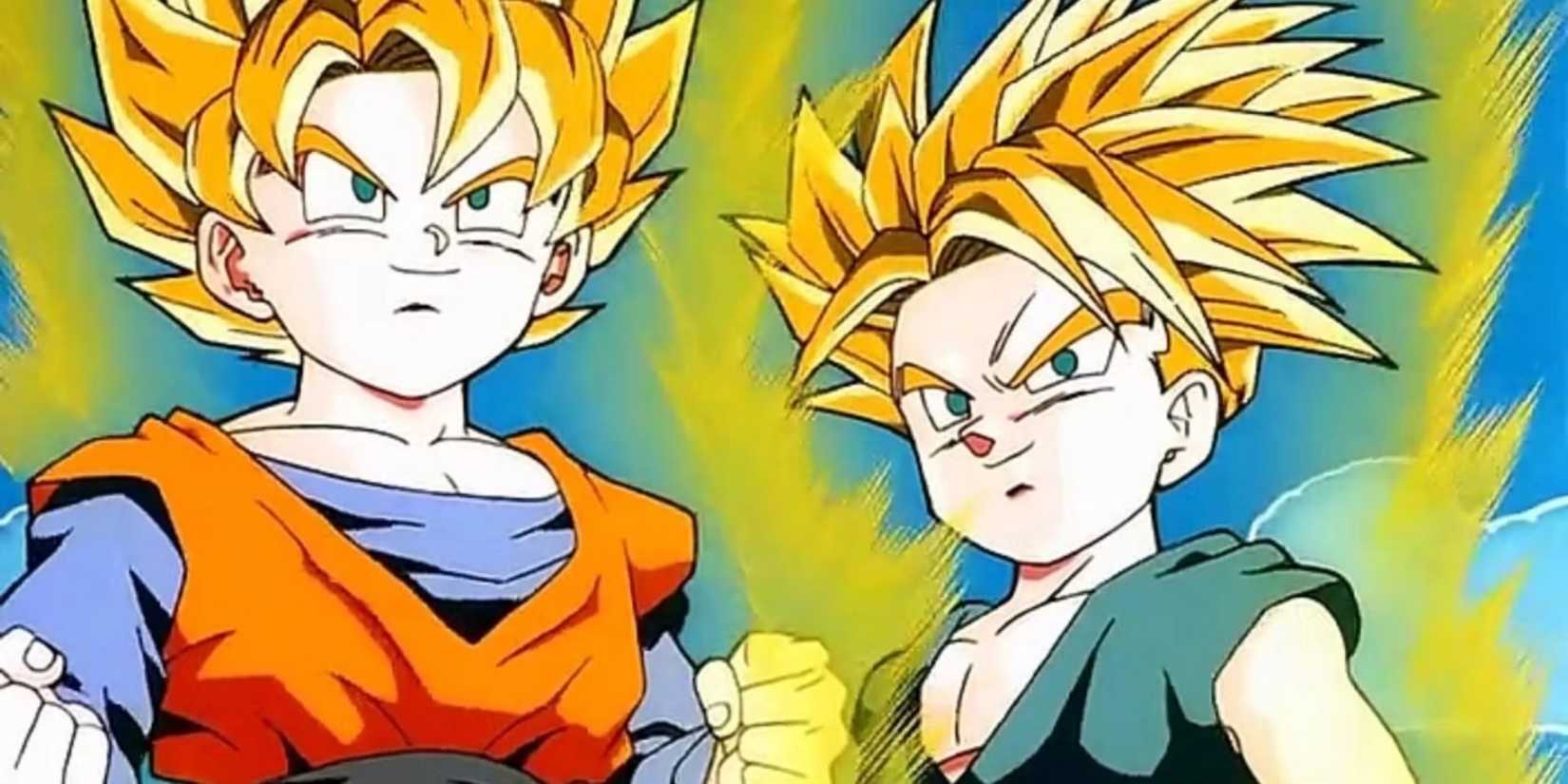 Little Trunks and Goten Dragon Ball Z