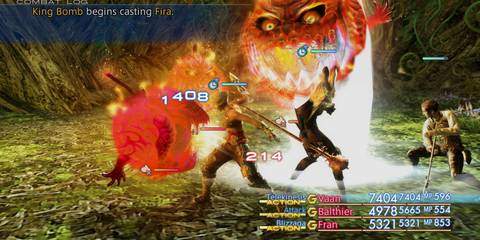 Final Fantasy 12 The Zodiac Age Fighting Monster