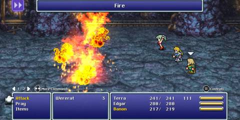 Fire in Final Fantasy 6
