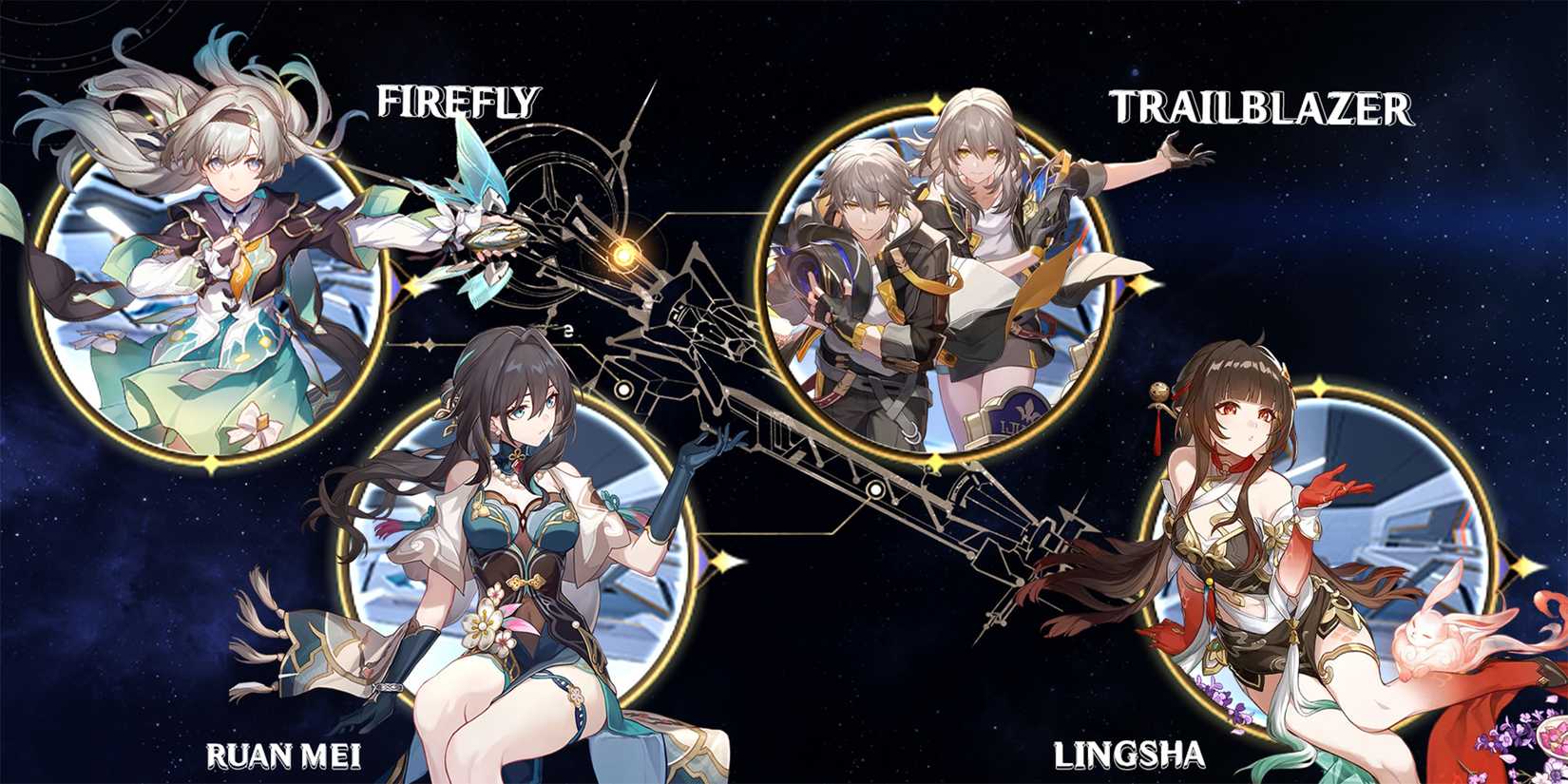firefly-ruan mei-harmony trailblazer-and lingsha team composition in honkai star rail (1)-1