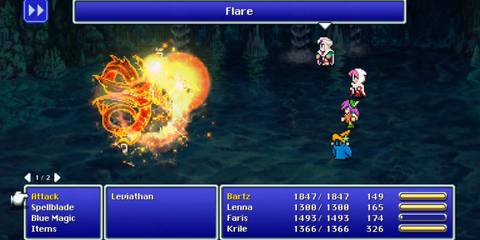 Flare in Final Fantasy 5
