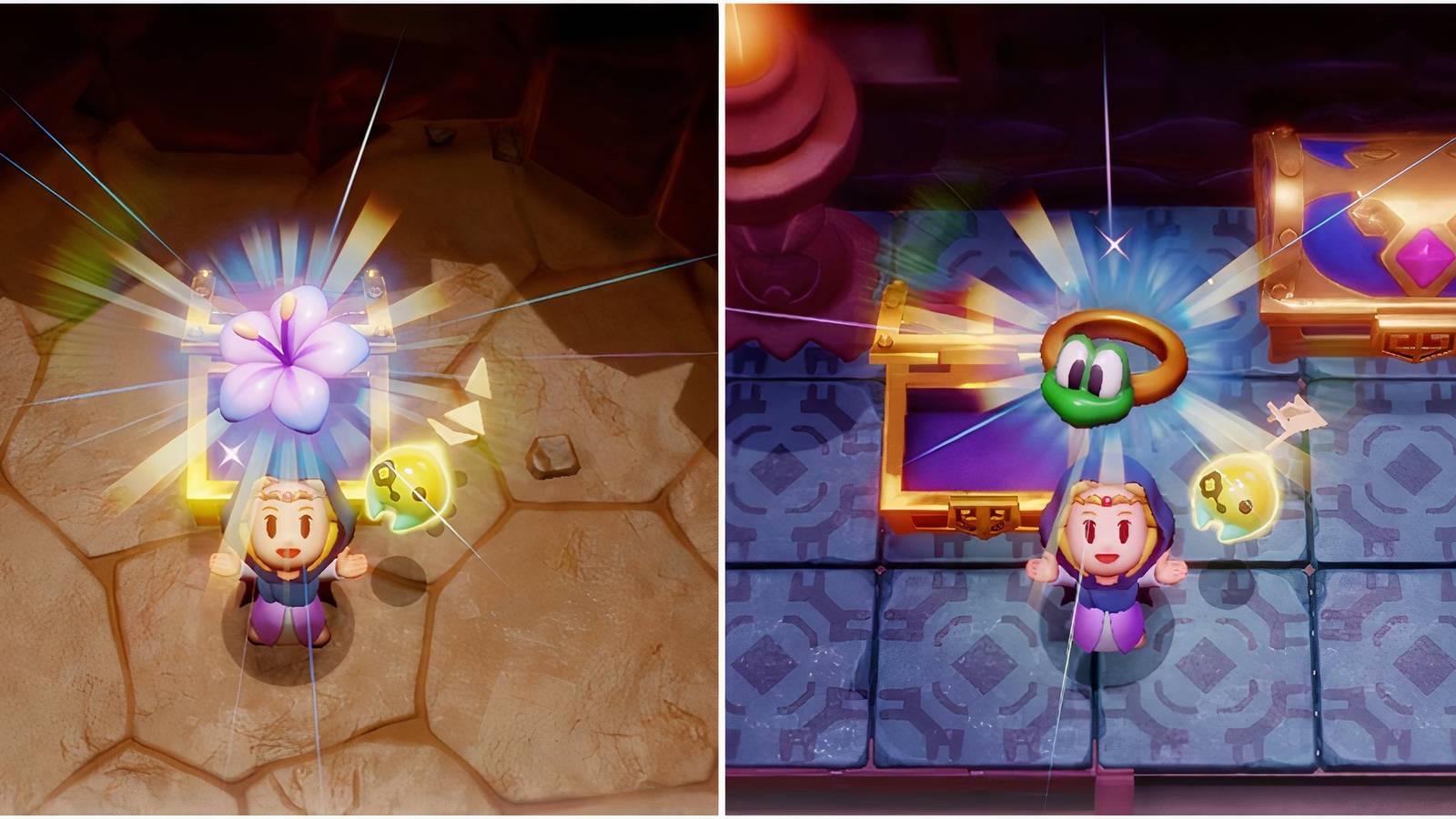 Frog Ring and Fairy Flower accessories in The Legend of Zelda Echoes of Wisdom