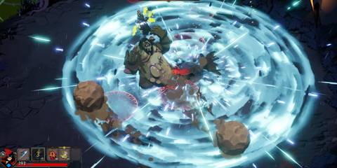 Ice blast ultimate being used in Wizard of Legend 2