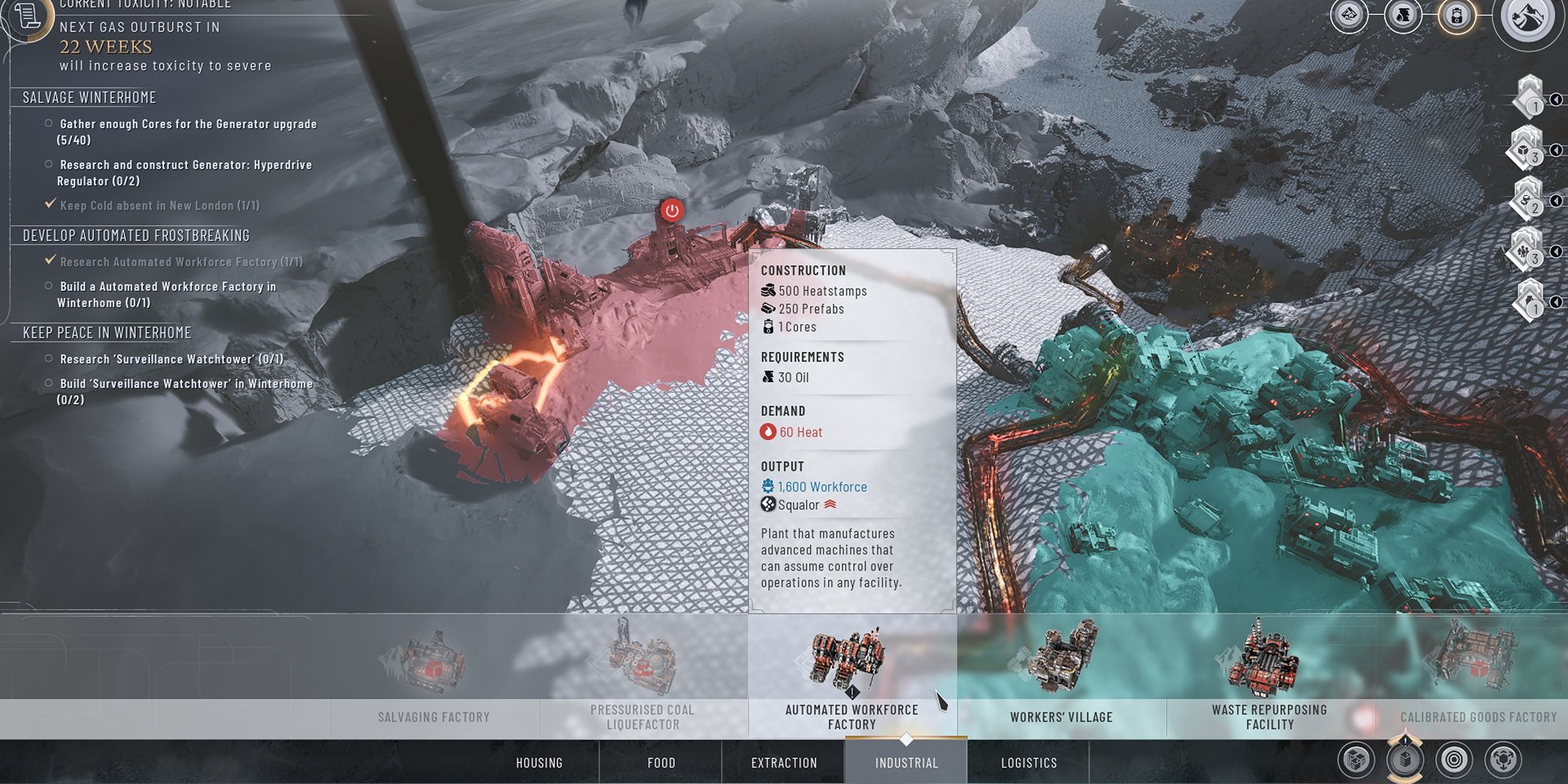 Frostpunk 2: How To Build Automated Workforce Factory In Winterhome
