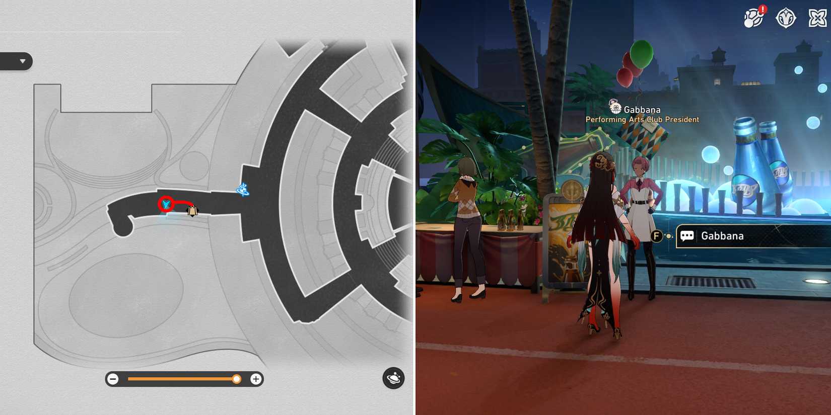 gabbana location in honkai star rail