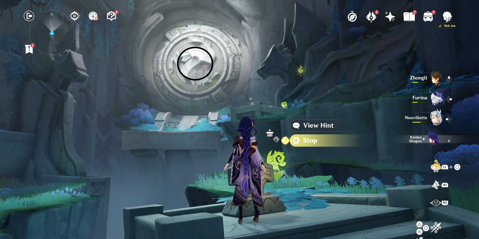 Genshin Impact Rotate The Device To Complete The Image and open the path the rainbow destined to burn 1