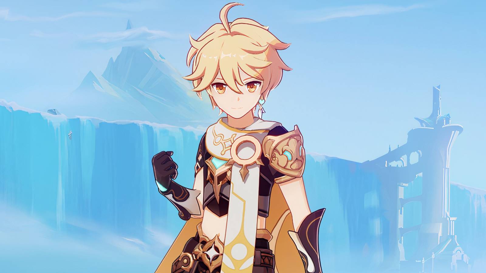 Genshin Impact Traveler Aether in Fontaine Region