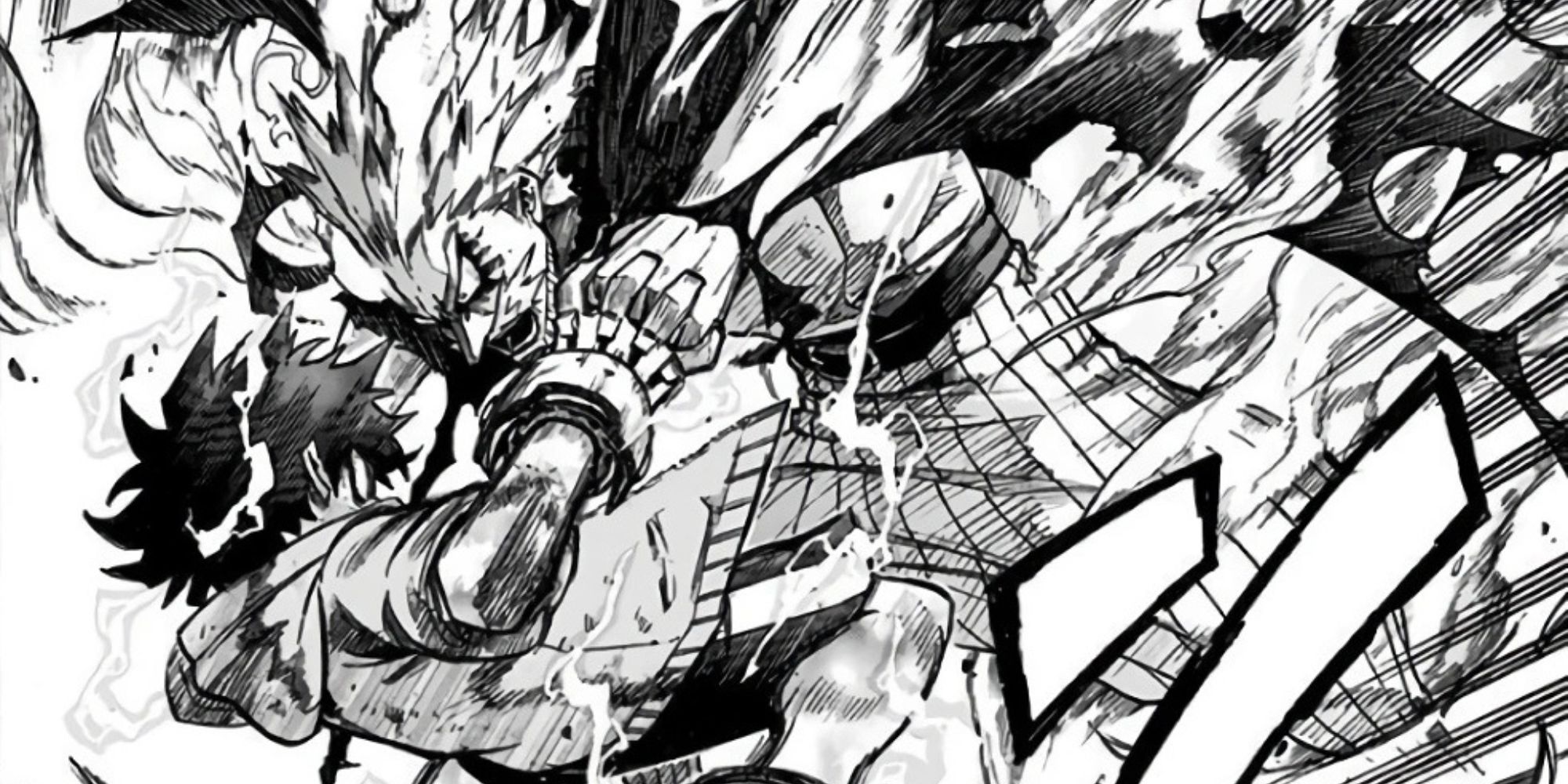 Gentle Criminal tries to crush Deku in the manga.