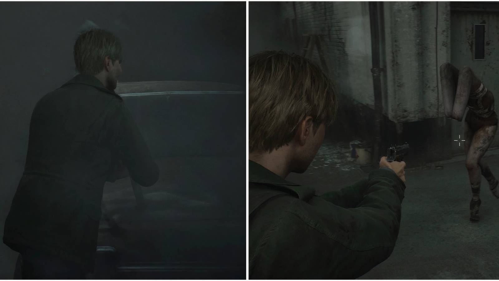 Getting the Pipe and Shooting the Handgun in Silent Hill 2 (2024)