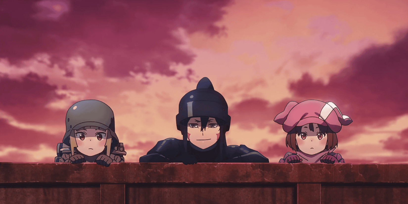 GGO Ep2 Fukaziroh Pitohui Llenn Peeking