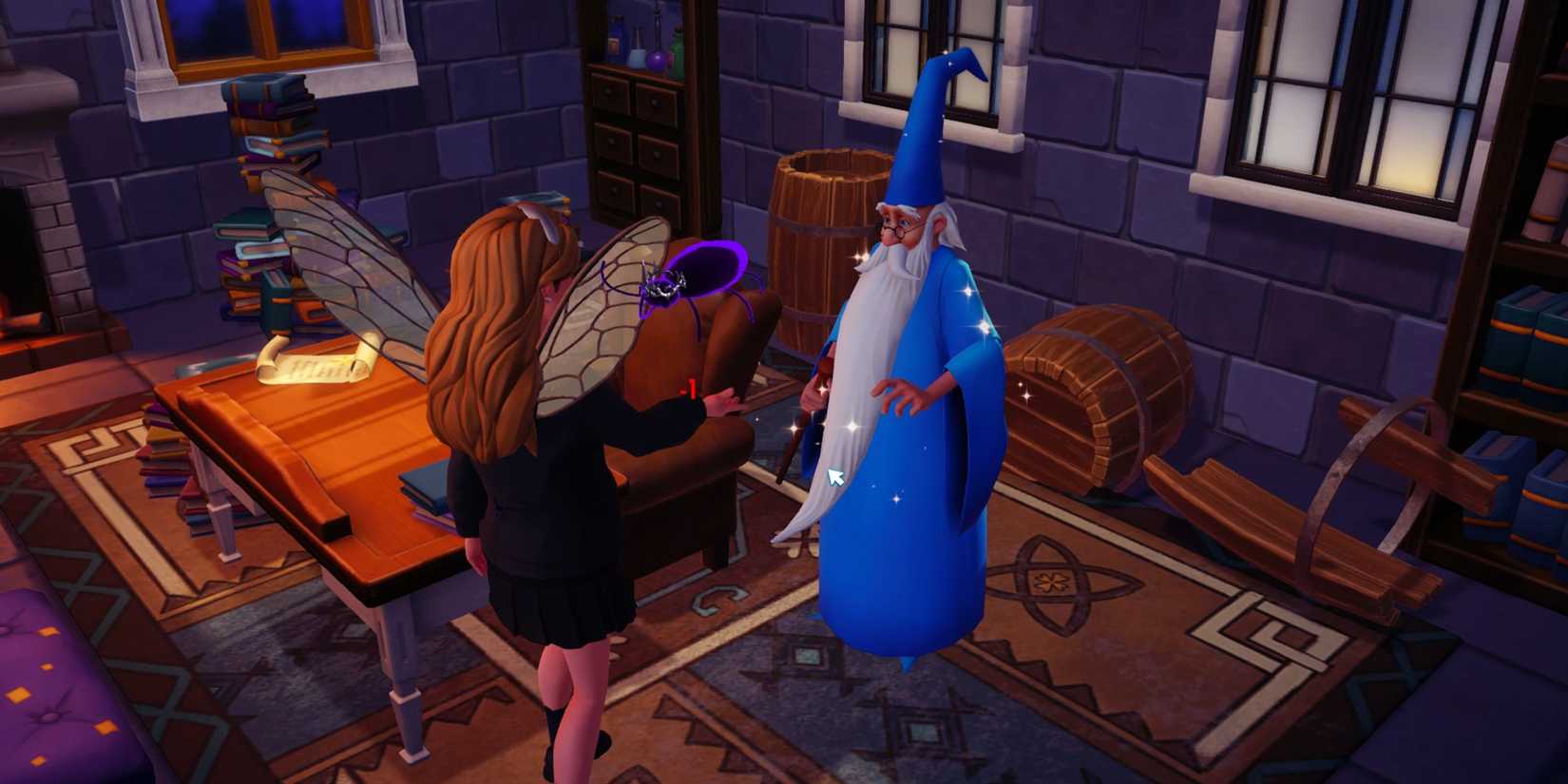 give merlin the night mites in disney dreamlight valley