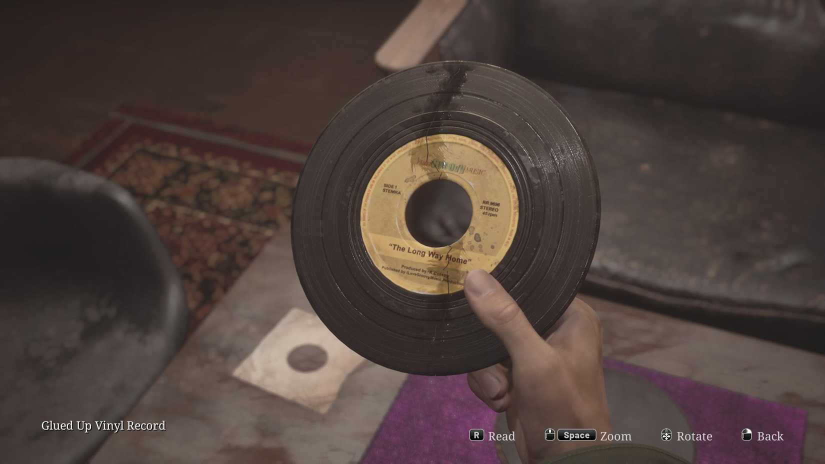 Glued up Vinyl Record Silent Hill 2