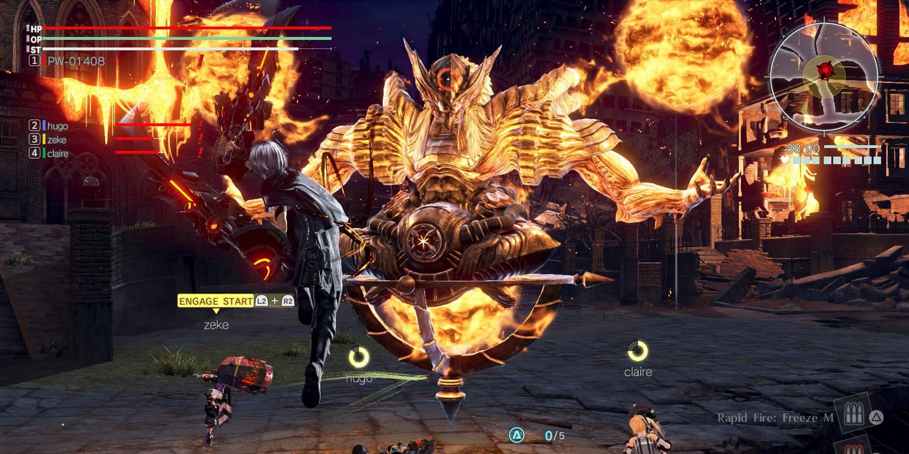 God Eater 3 Players Engage An Enemy