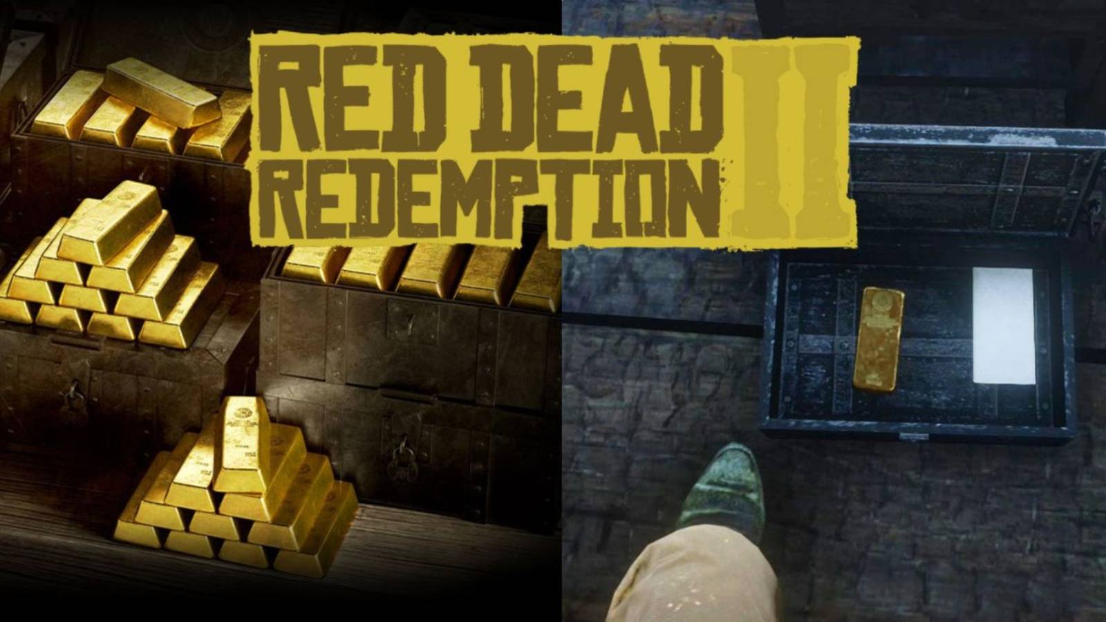 gold bars rdr2