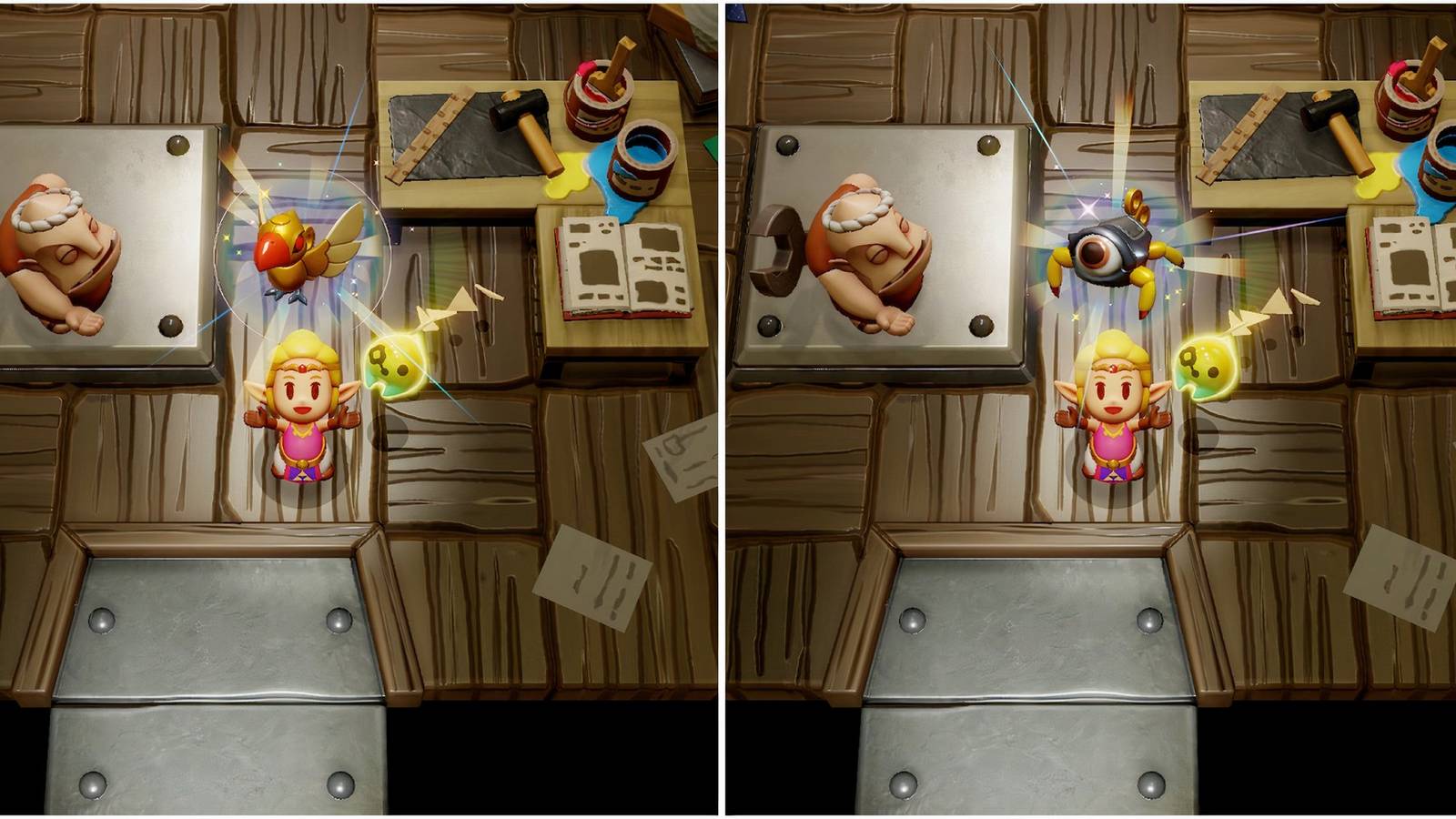 Goldfinch and Techtite in The Legend of Zelda Echoes of Wisdom