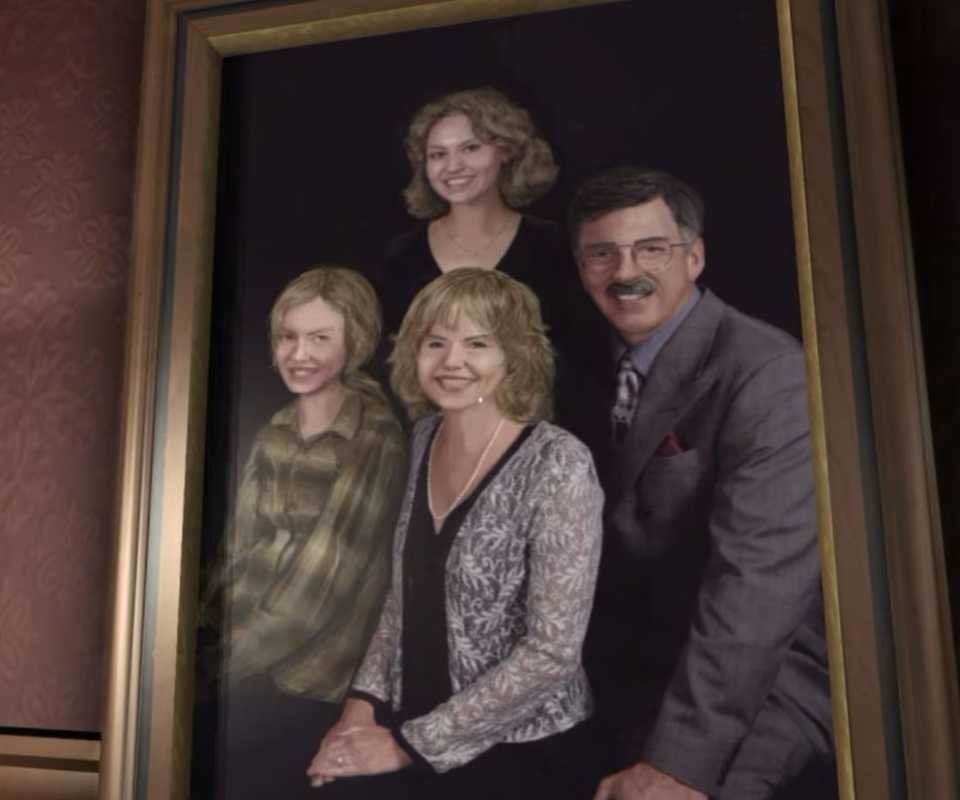 potret keluarga greenbriar dalam game Gone Home