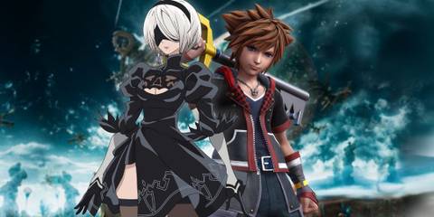 Nier: Automata and Kingdom Hearts 3 art