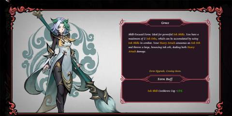 Grace, forms in realm of ink