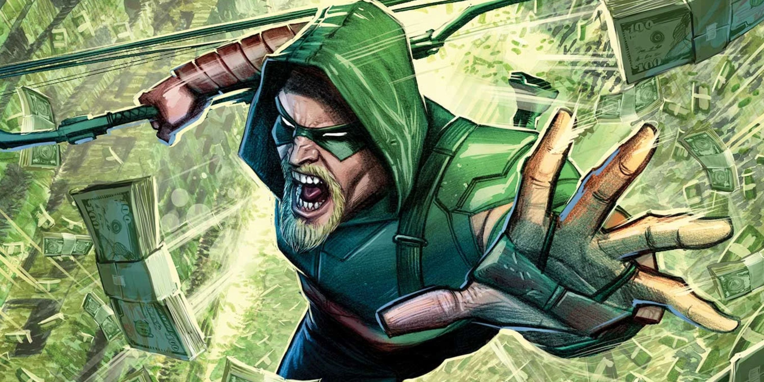 green arrow chases money