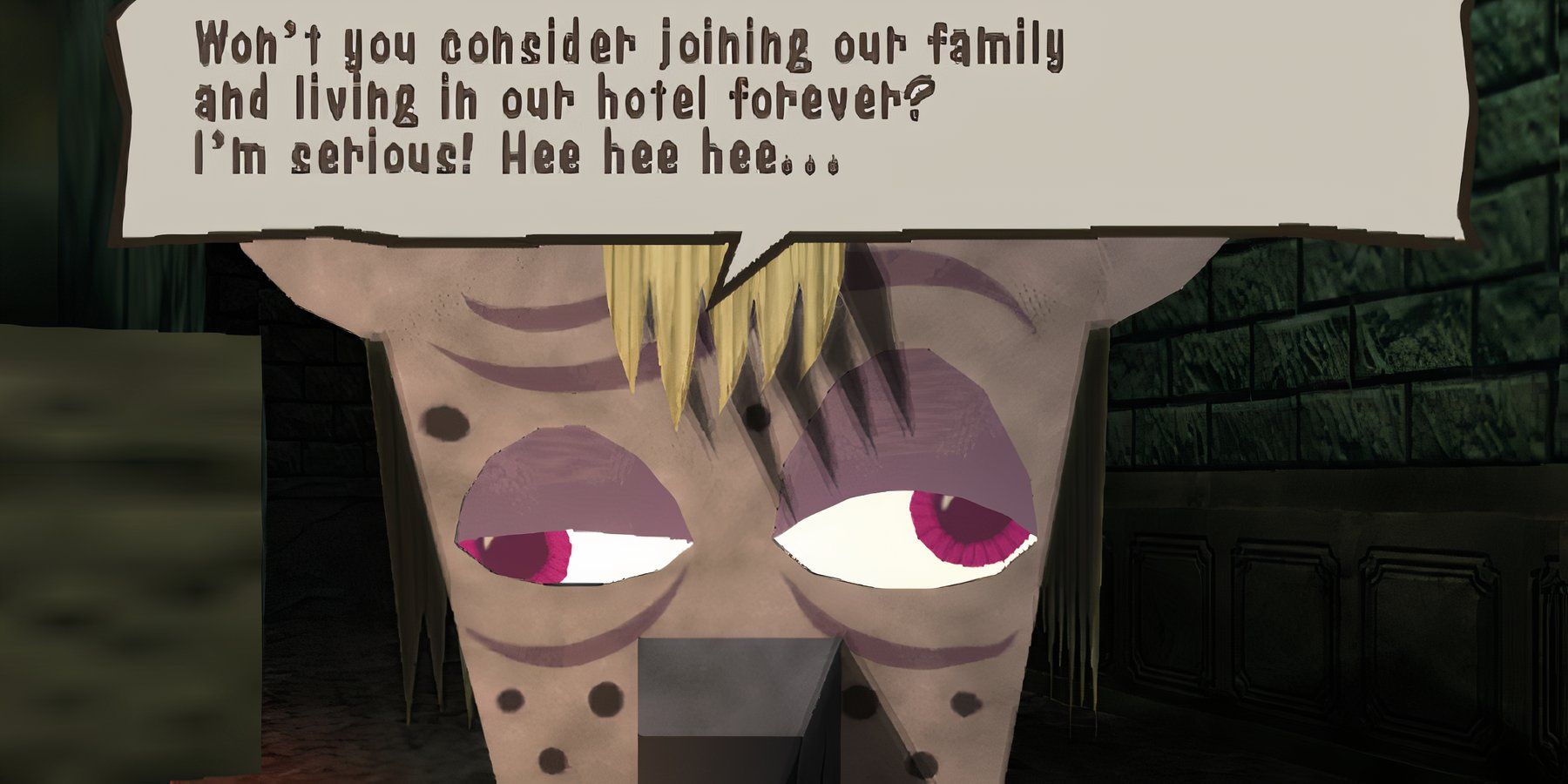 Gregory Horror Show screenshot possessed mouse speaking