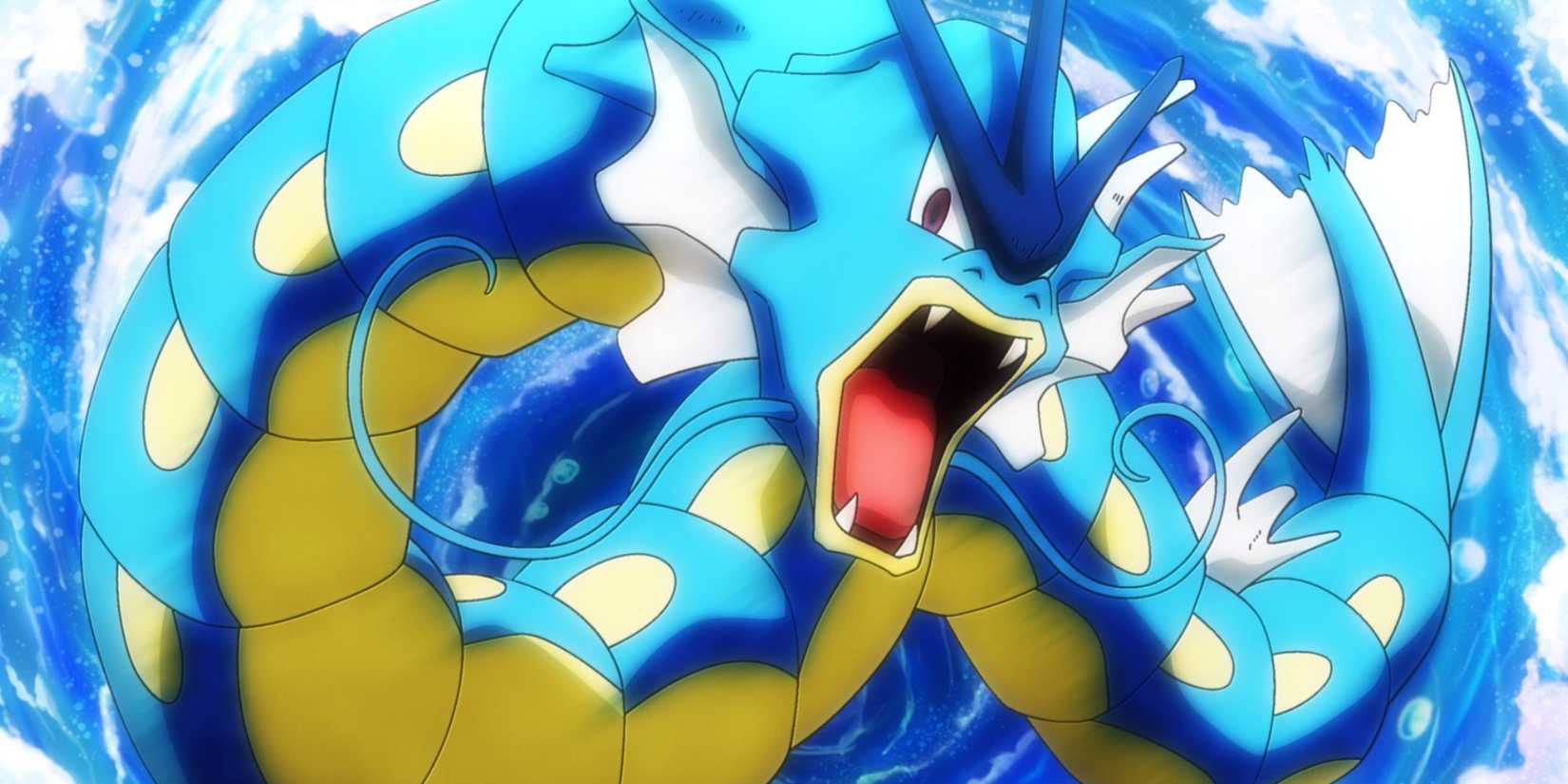 Gyarados in the official Pokemon anime.