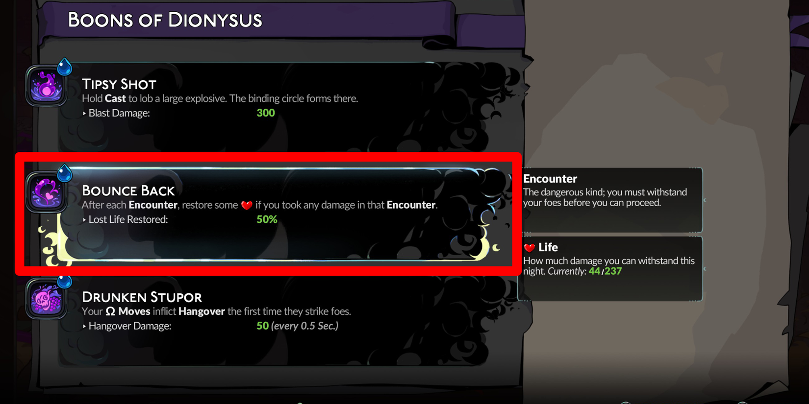 Hades 2 Best Dionysus Boons Ranked Bounce Back