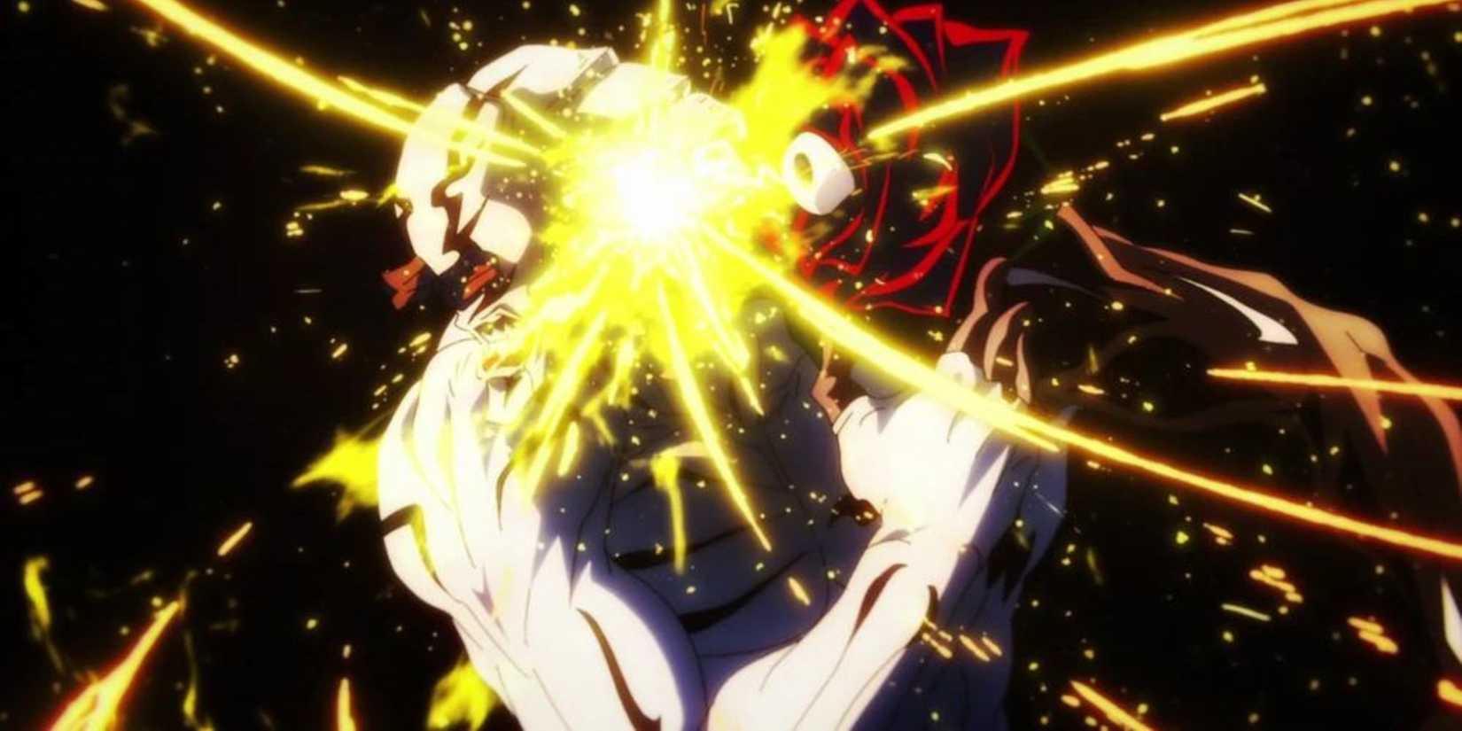 Hanami tries to use her Domain Expansion, before being interrupted by Gojo.