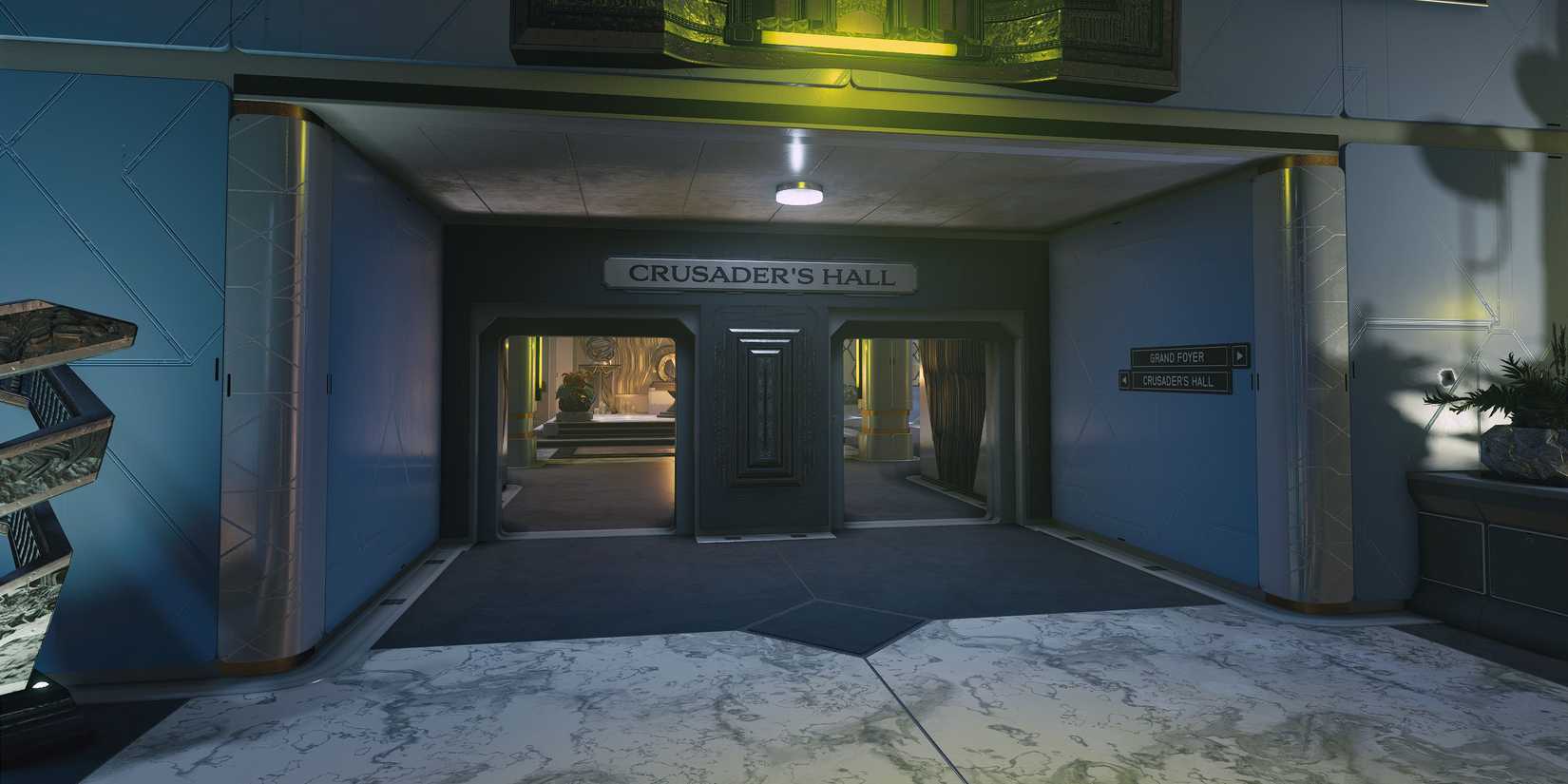 Head to Pinnacle through the Crusader's Hall