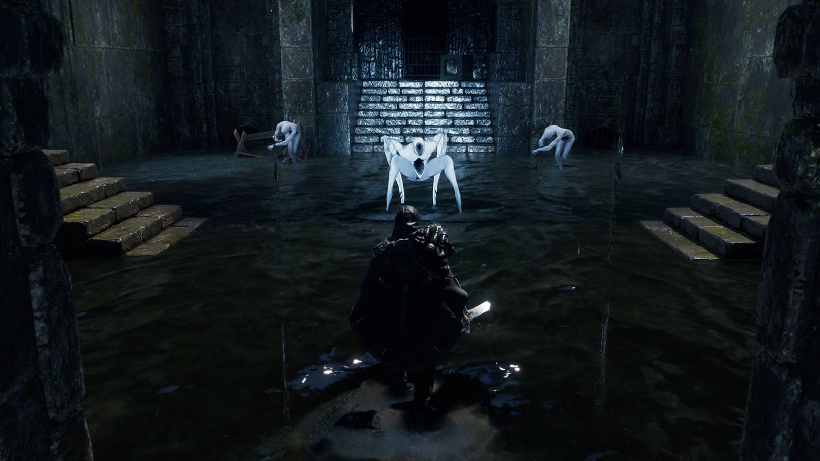 Hell is Us character standing before enemy