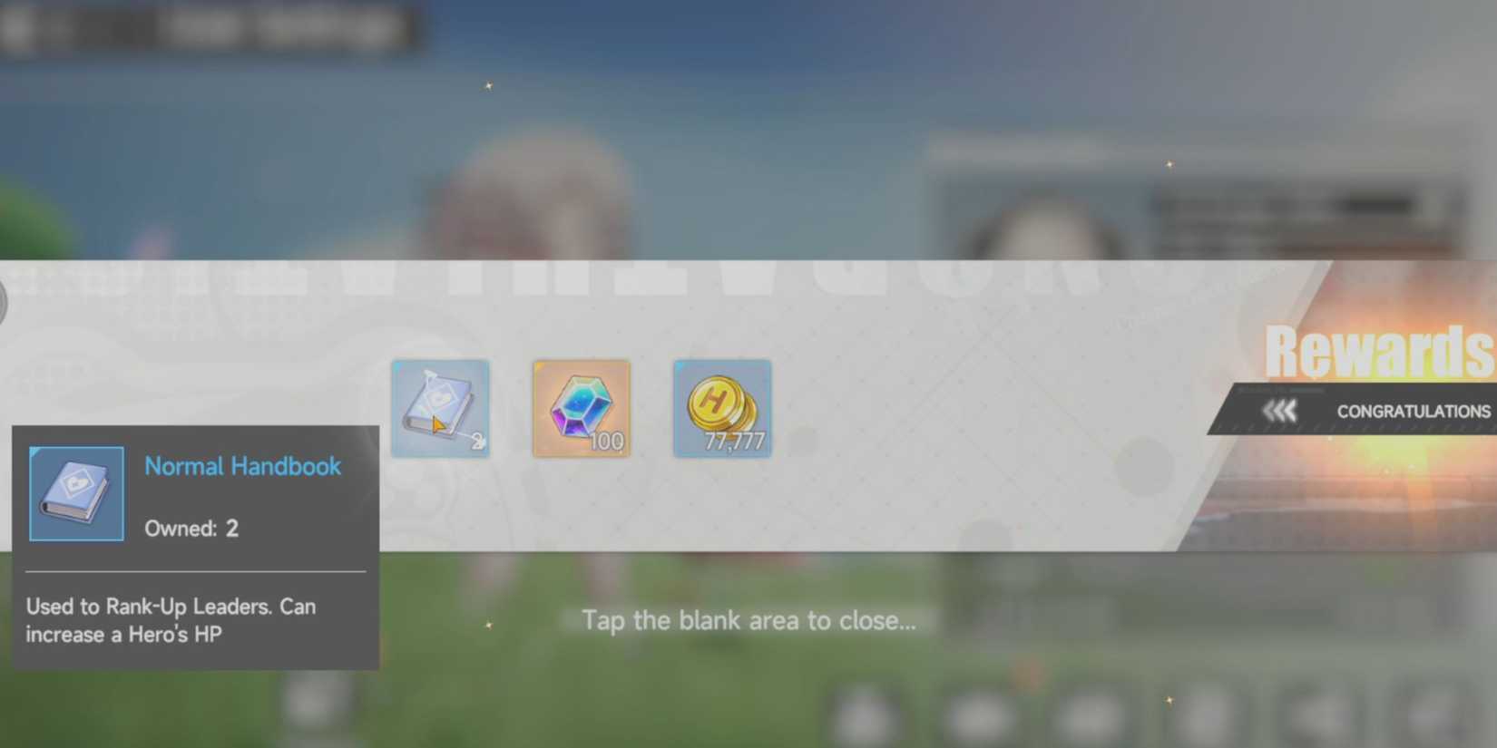 Heroes Combat rewards