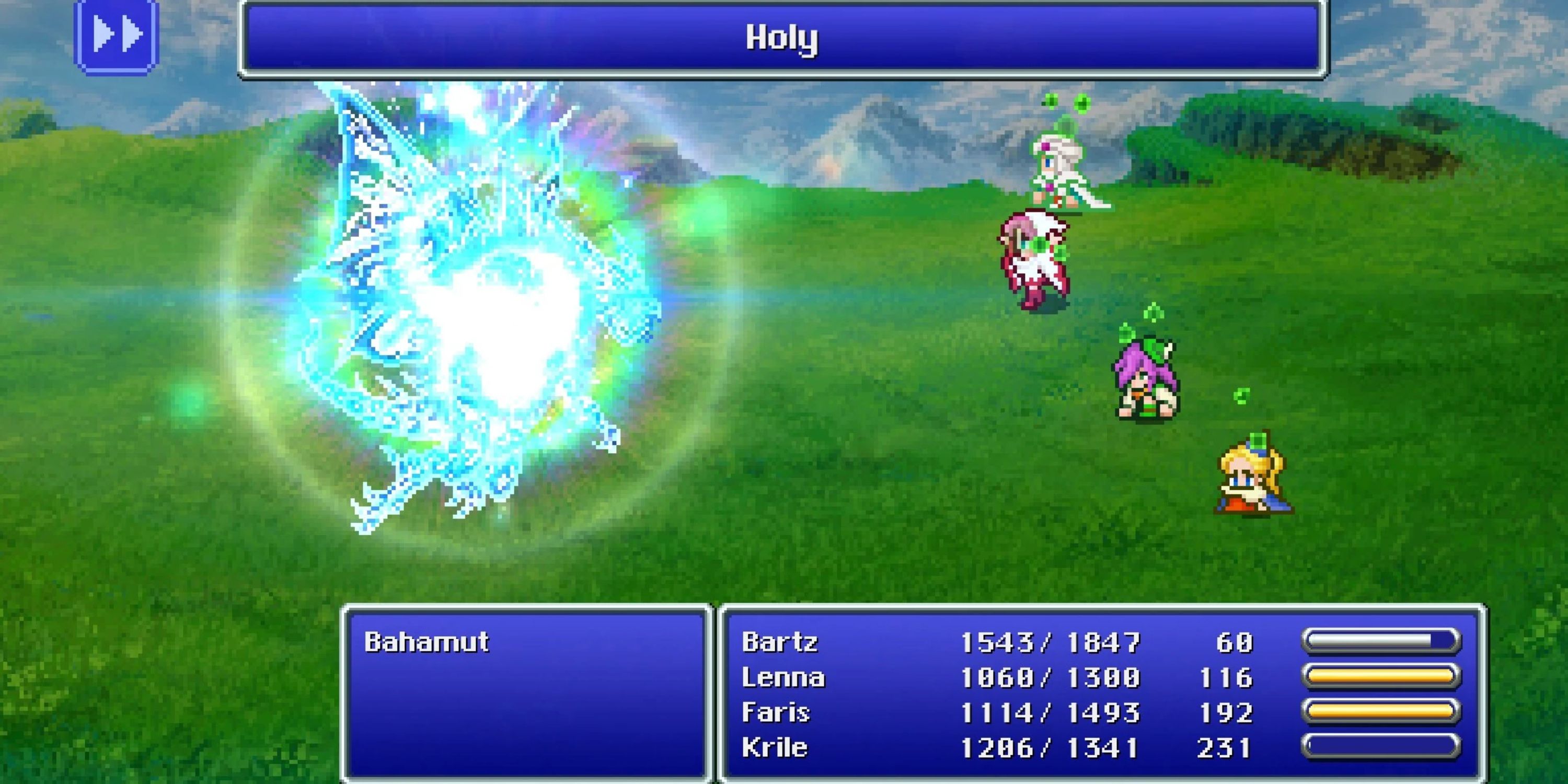 Holy in Final Fantasy 5