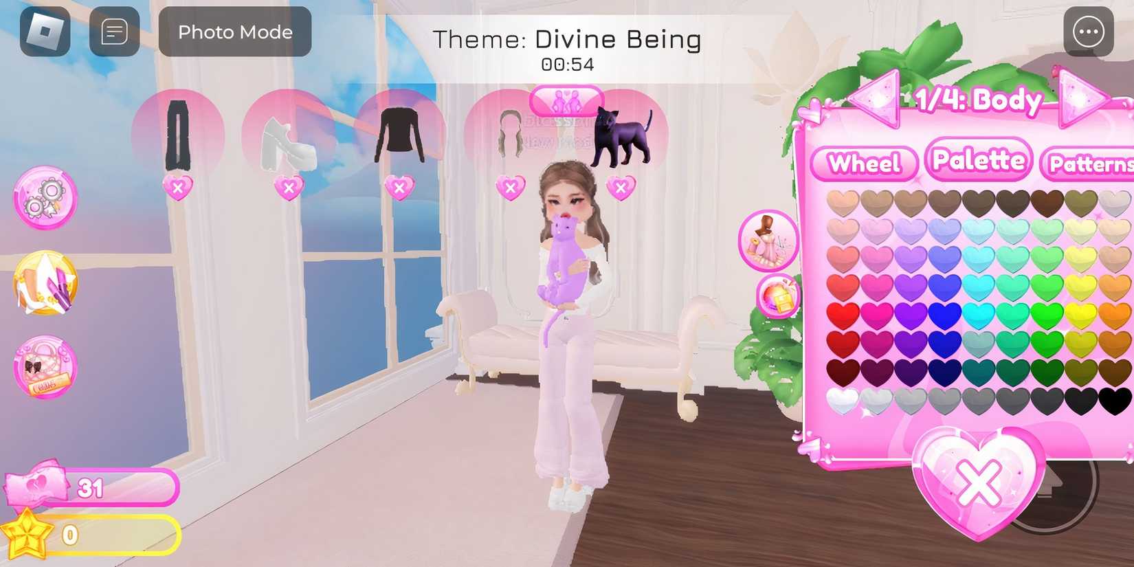 how to customize kitty dress to impress