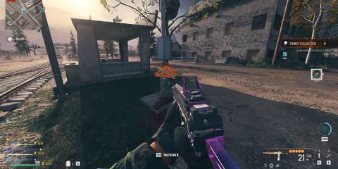 Screenshot showcasing how to get Candy in Modern Warfare Zombies 