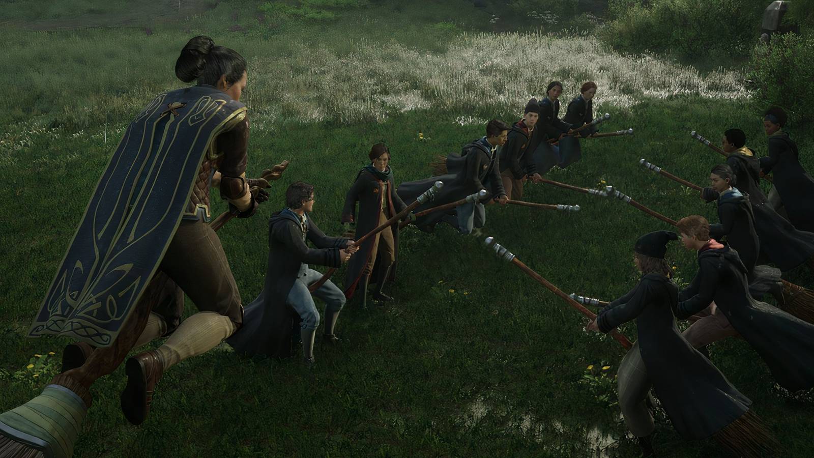 Madam Kogawa Teaching Flying Class