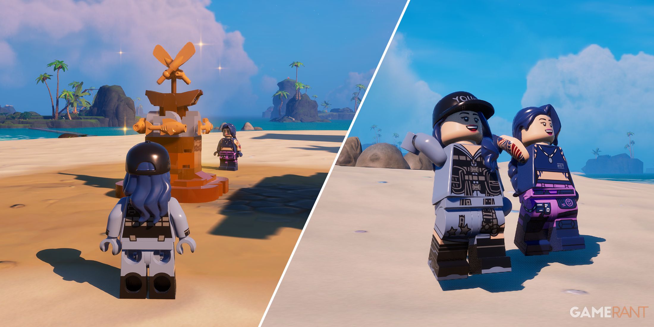 Как играть в LEGO Fortnite на разделенном экране