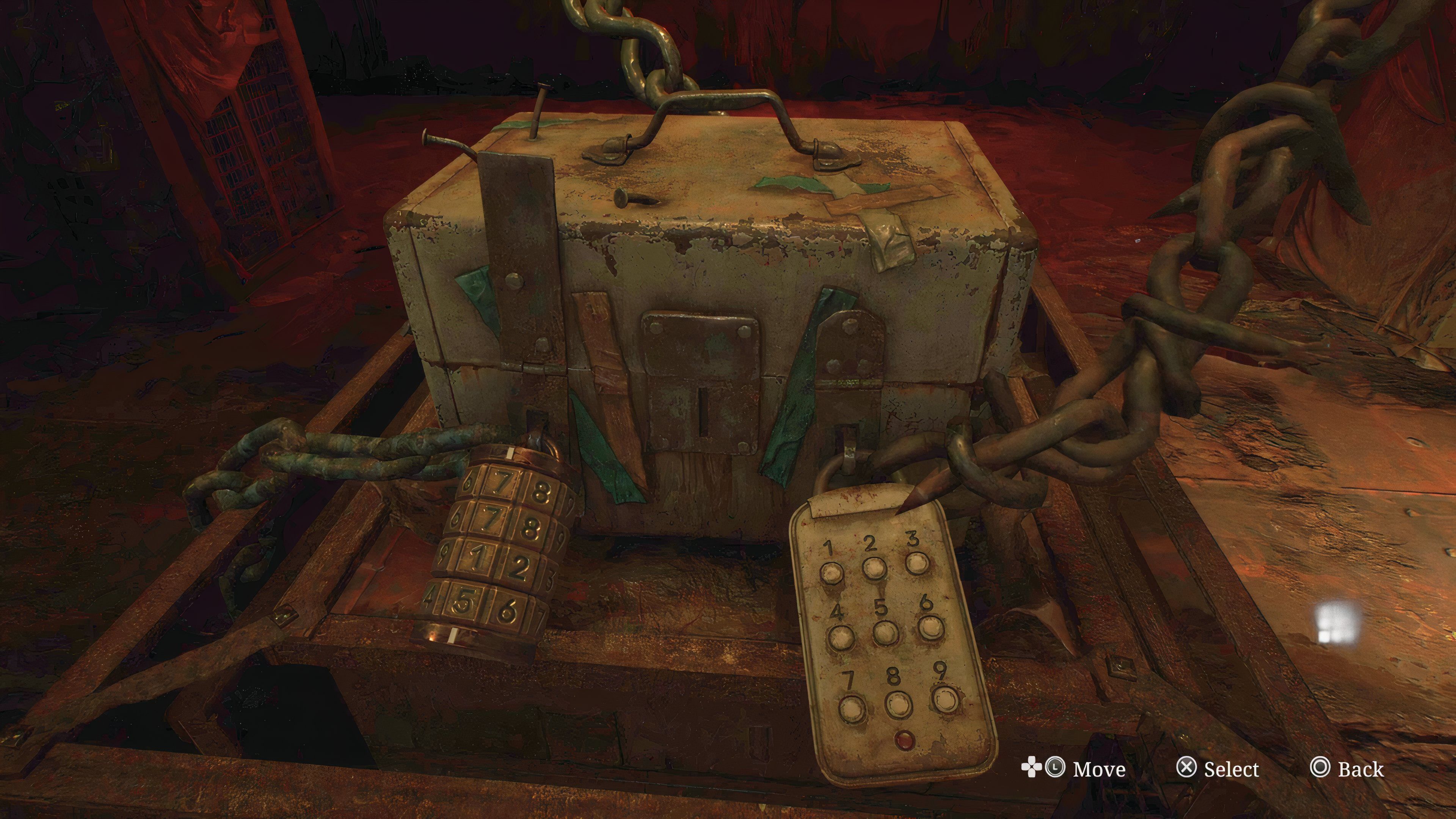 Chained Box Puzzle In Brookhaven Hospital In Silent Hill 2 Remake