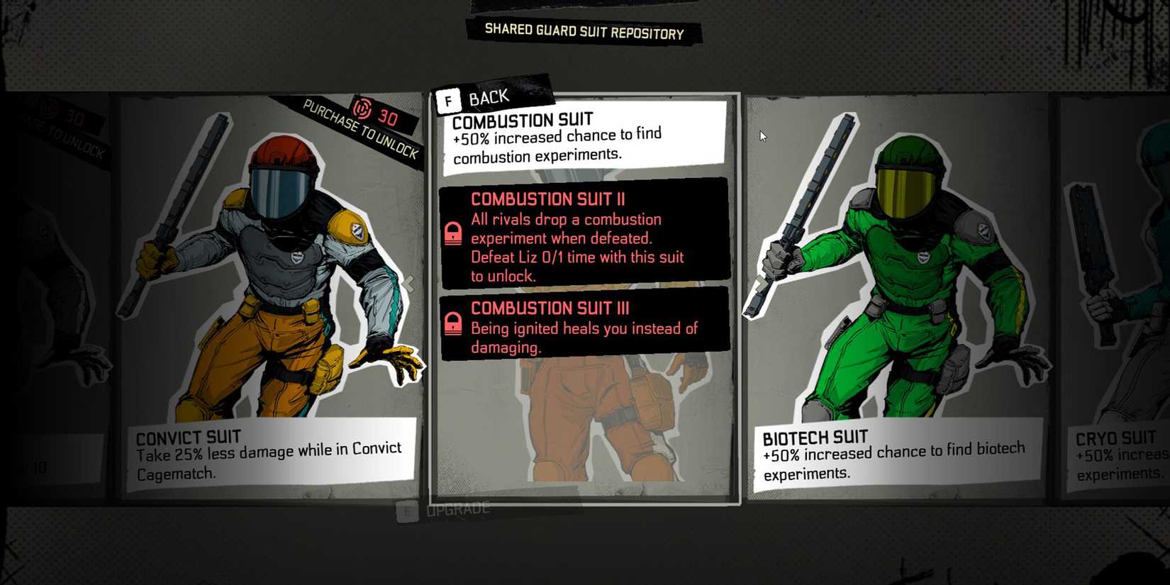 How to upgrade outfits in redacted